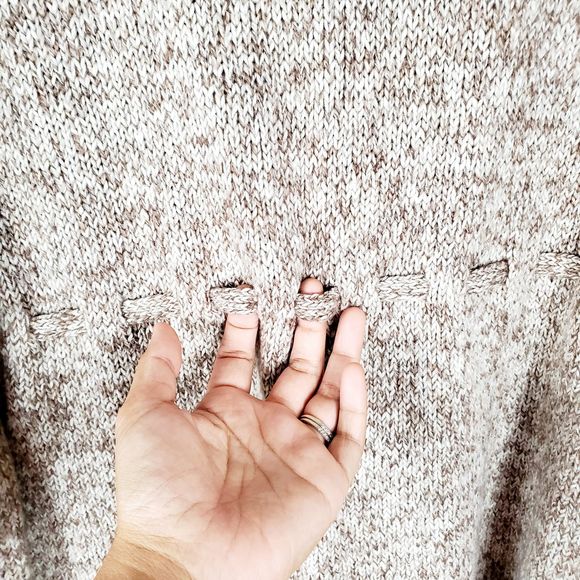 Motherhood Maternity Knit Cardigan Brown Sweater - Picture 8 of 10